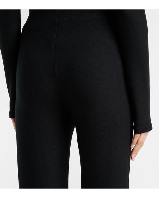 Leset Black Lauren High-Rise Straight Pants