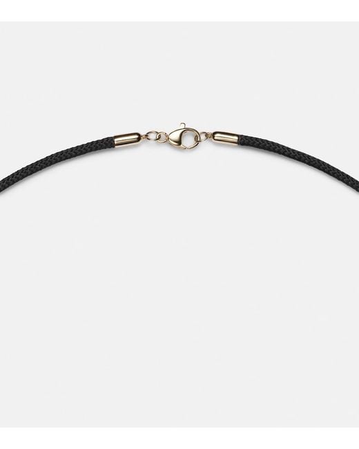 STONE AND STRAND Metallic Crosby 10Kt Choker With Diamonds