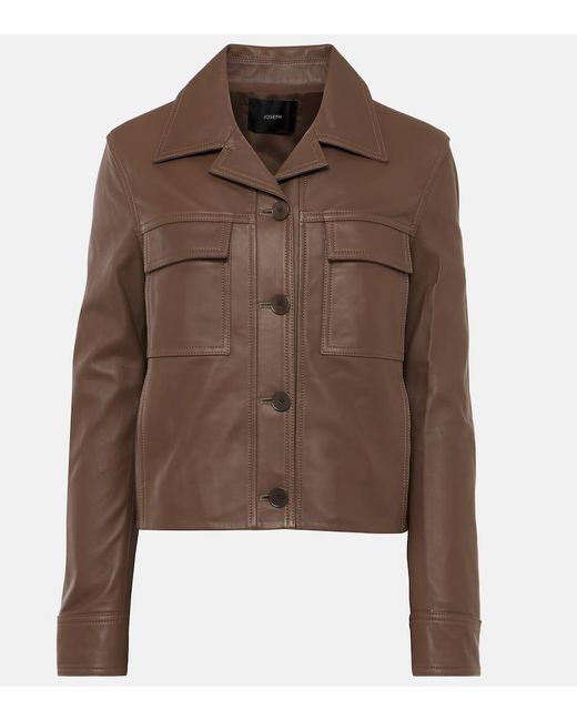 Joseph Brown Leather Jacket