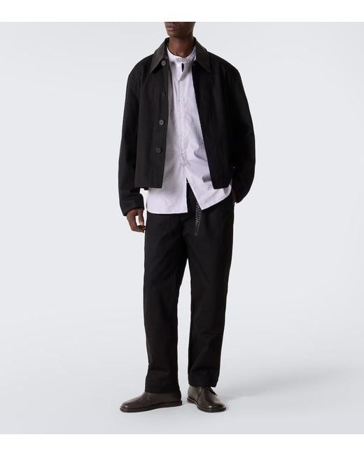 Studio Nicholson Black Woodrow Leather Desert Boots for men