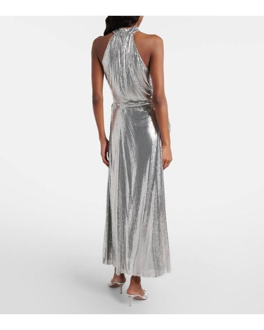 Jupe Longue Rabanne en coloris Gray