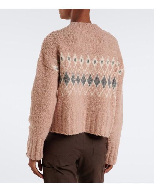 Altuzarra Natural Haven Fair Isle Wool Cardigan