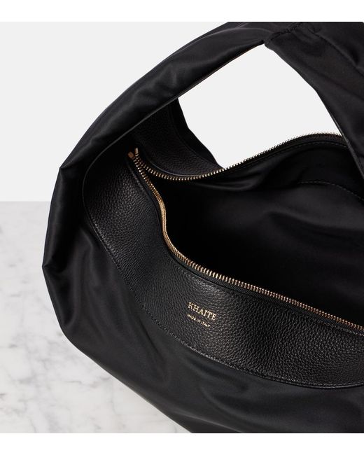 Khaite Black Olivia Medium Shoulder Bag
