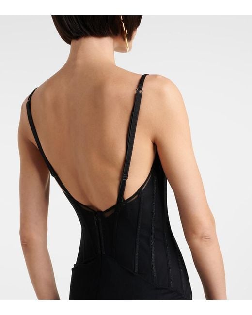 Dolce & Gabbana Black Long Dress