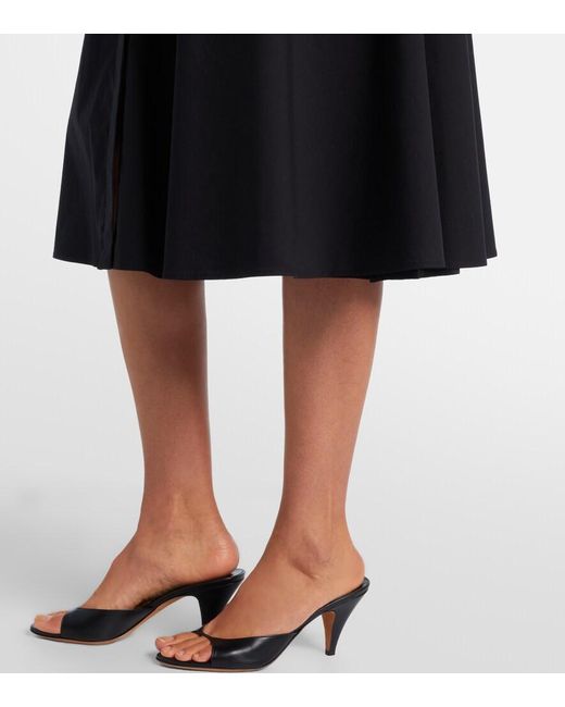 Altuzarra Black Kiera Cotton-Blend Shirt Dress