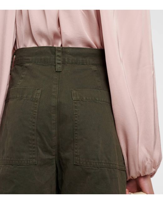 Pantalon cargo Brylie en coton Velvet en coloris Green