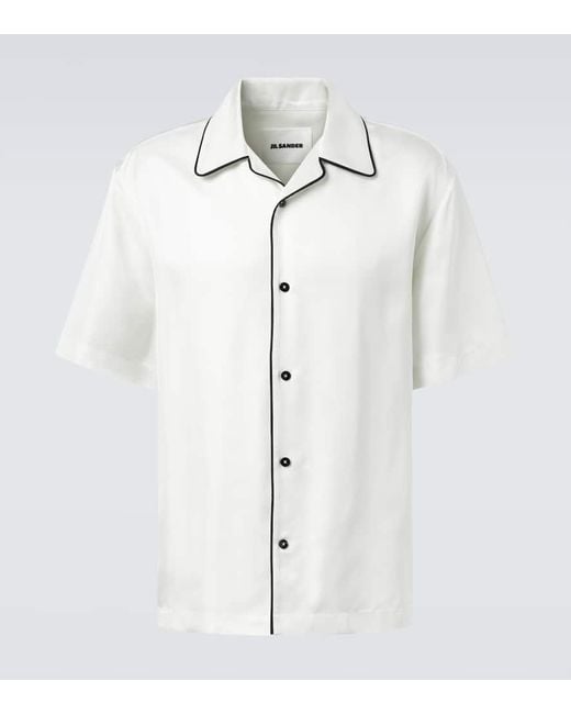 Camisa Bowling Oversized Jil Sander de hombre de color White