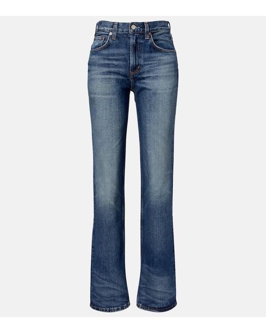 Agolde Blue Kick Boot Bootcut Jeans