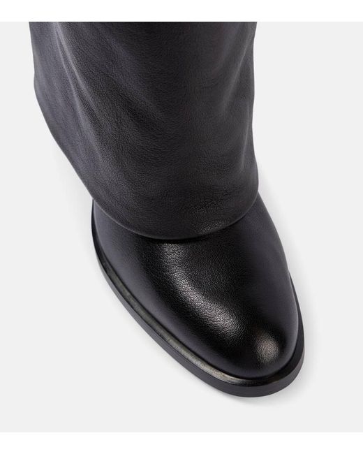 See By Chloé Melia Leather Over-The-Knee Boots in Black | Lyst