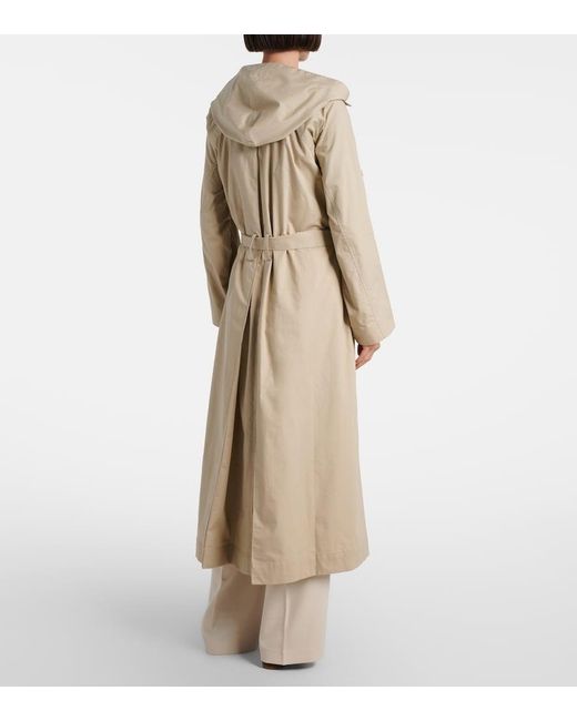AYA MUSE Natural Cotton Gabardine Trench Coat