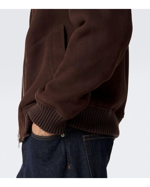 Arma Brown Arek Suede Blouson Jacket for men