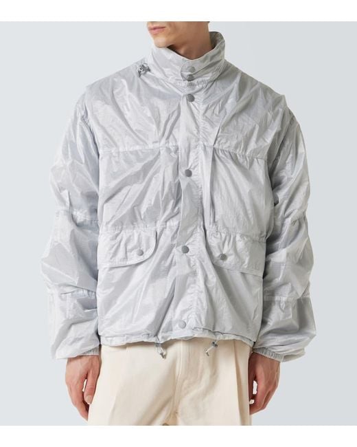 Our Legacy Gray Exhale Technical Ripstop Jacket for men
