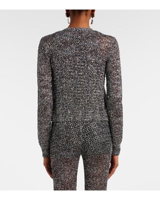 Missoni Blue Sequined Lame Cardigan