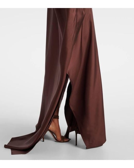 Tom Ford Brown Silk Twill Kaftan
