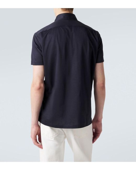 Polo De Algodon Kiton de hombre de color Blue