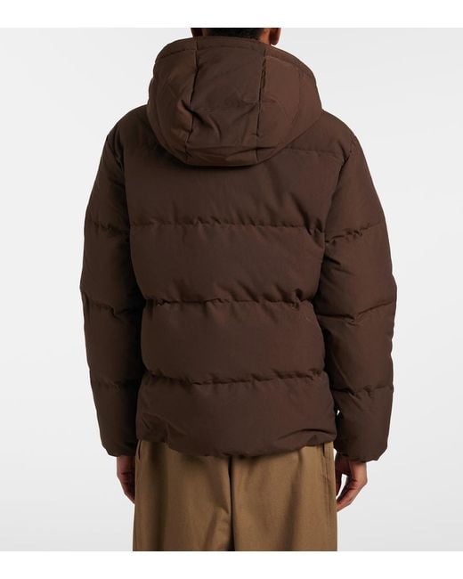 Polo Ralph Lauren Brown Logo Quilted Down Jacket