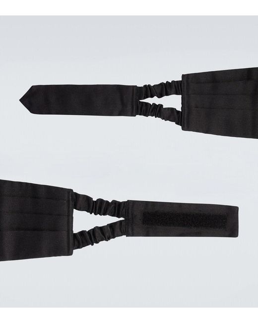 Brioni Black Silk Cummerbund for men