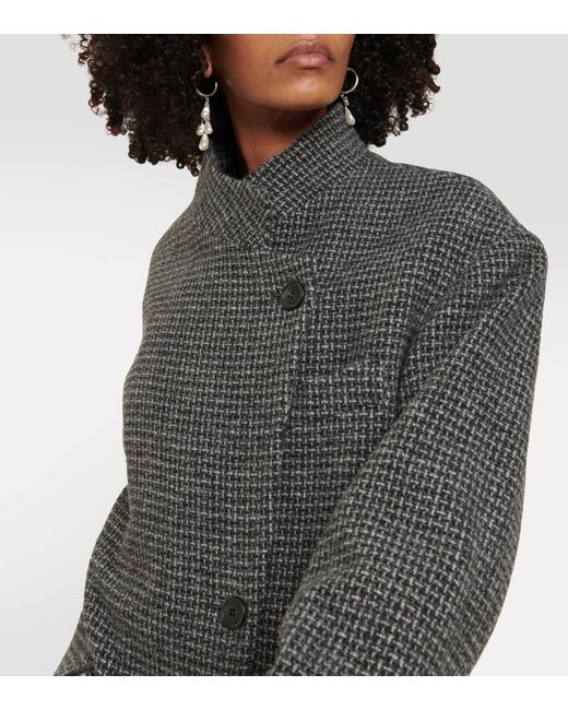 Isabel Marant Black Sabine Wool Coat