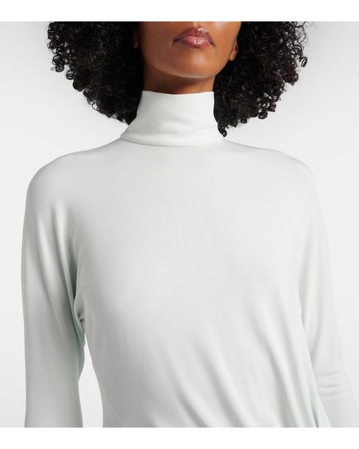 Courreges White Jersey Maxi Dress