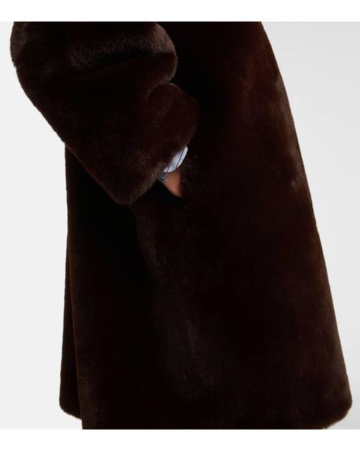 Frankie Shop Black Matera Coat