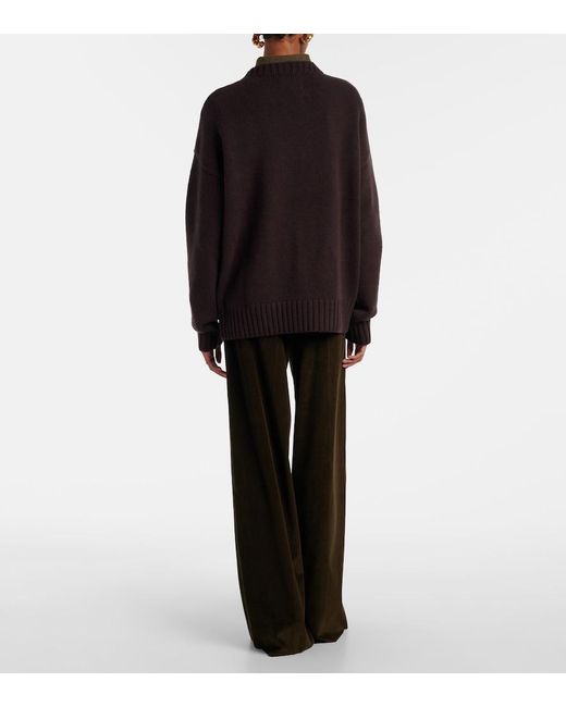 Extreme Cashmere Black N°383 Lovely Cashmere Sweater