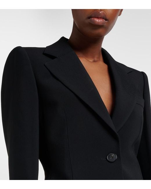Givenchy Black Single-Breasted Blazer