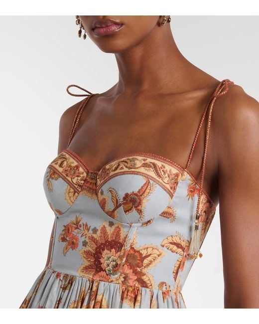 Abito Bustier Aster di Zimmermann in White