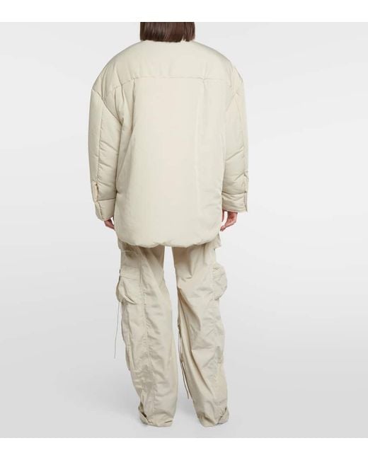 Abrigo Acolchado The Attico de color Natural