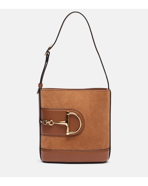 Gucci Brown Bucket-Bag 73 Mini Aus Leder
