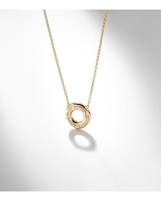 SHAY White 18Kt Pendant Necklace With Diamonds