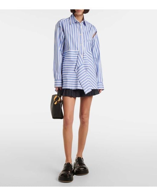 J.W. Anderson Black Fisherman Leather Platform Sandals