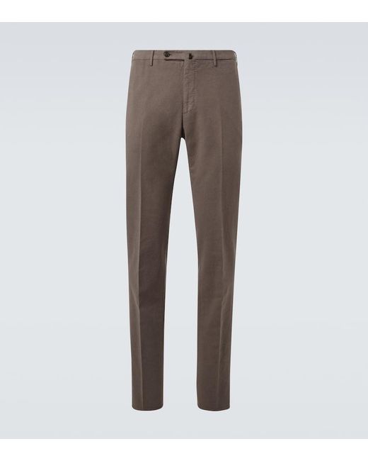 Slowear Gray Cotton Chinos for men