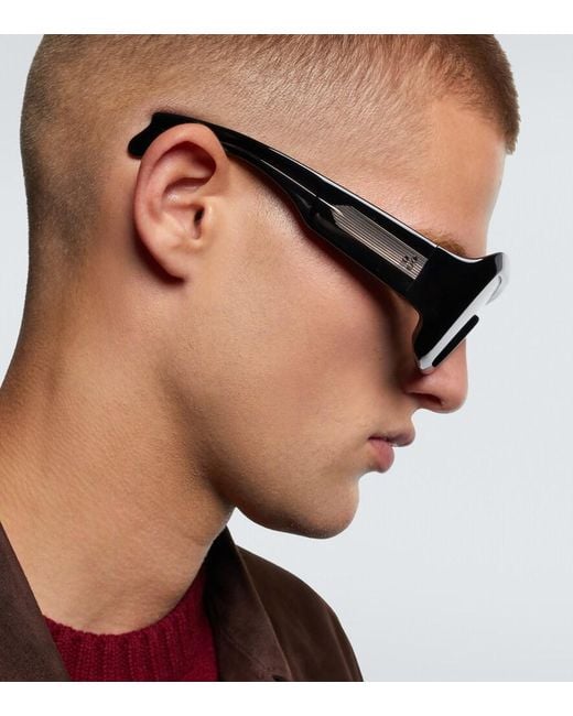 Jacques Marie Mage Brown Zimmerman Rectangular Sunglasses for men