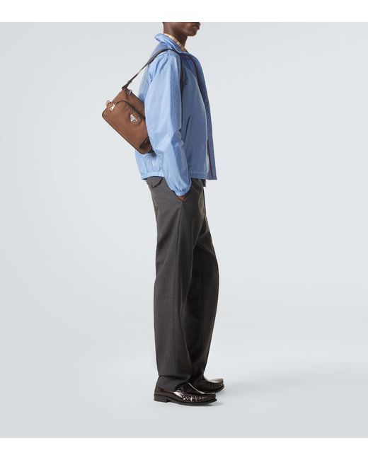 Prada Brown Re-Nylon Shoulder Bag for men