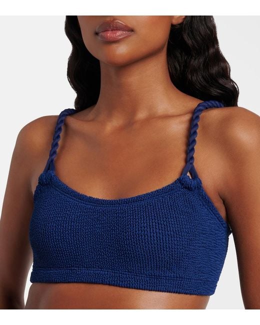 Hunza G Blue Phoebe Bikini