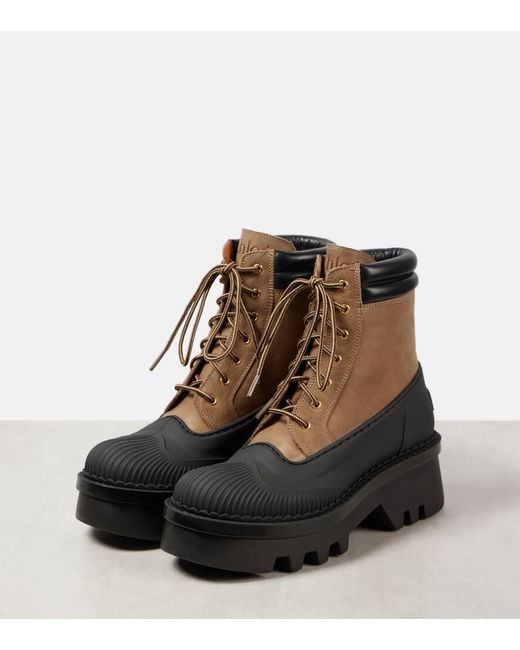 Botines Phoenix De Piel Chloé de color Black
