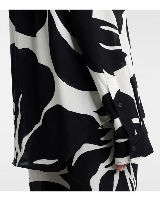 Dries Van Noten Black Printed Shirt