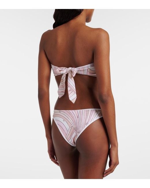 Emilio Pucci Pink Iride Bikini Top