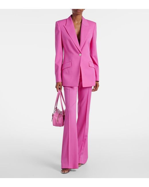 Pantaloni Flared di Versace in Pink