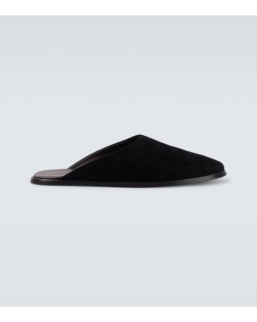 Fear Of God Black Suede Mules for men