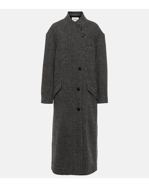 Cappotto Sabine in lana di Isabel Marant in Black