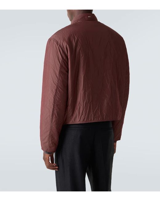Our Legacy Red Slight Padded Jacket for men