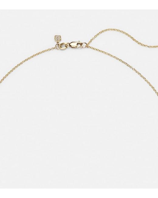 Sydney Evan Metallic Eye Tarot Card 14Kt Pendant Necklace With And Diamonds