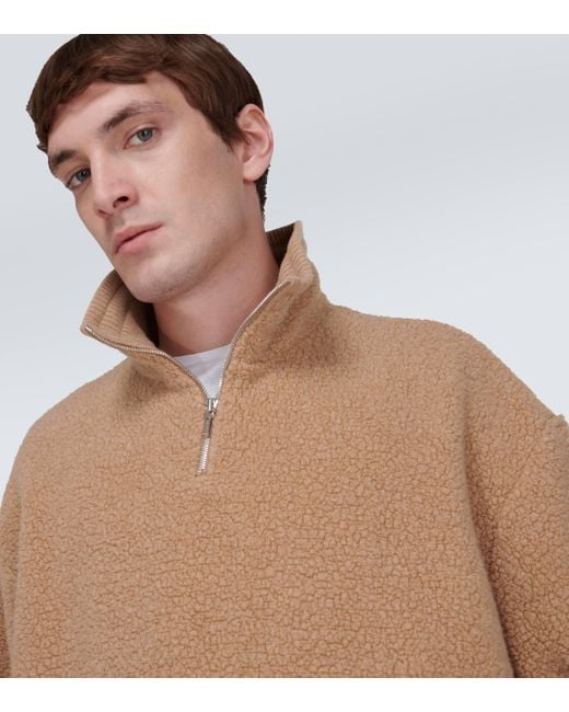 Pull en cachemire, coton et laine Loro Piana pour homme en coloris Brown