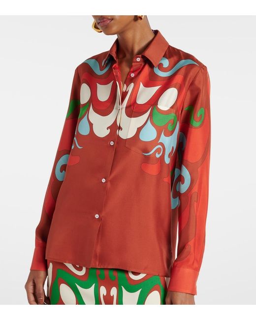LaDoubleJ Red Boy Silk Twill Shirt