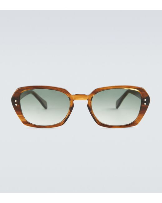 Our Legacy Brown Earth Acetate Sunglasses for men