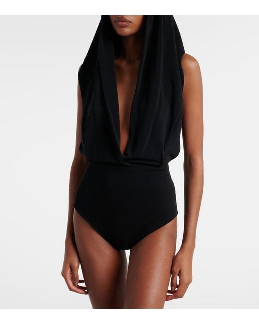 Balmain Black Body Aus Jersey