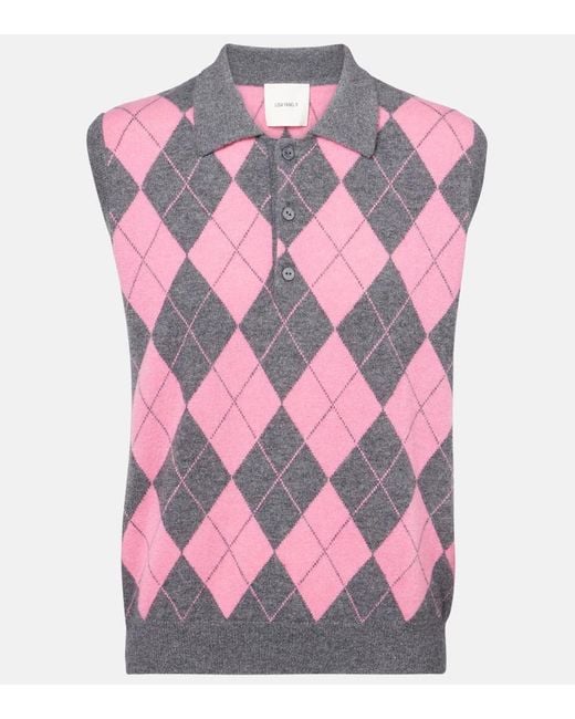 Lisa Yang Pink Riana Cashmere Vest