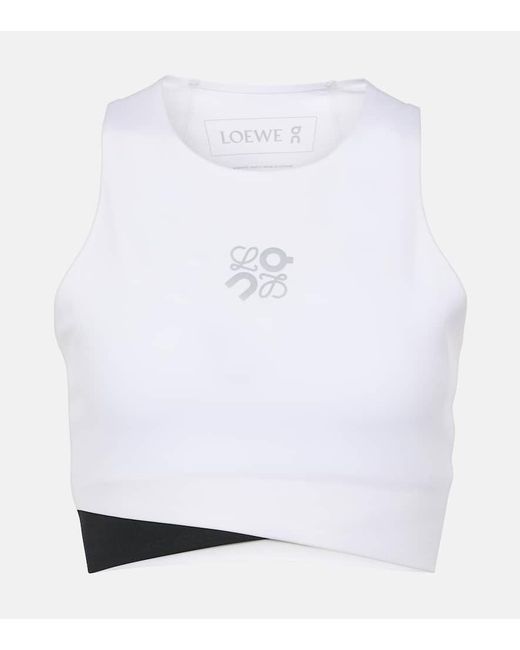 X On Performance Top Con Logo Loewe de color White
