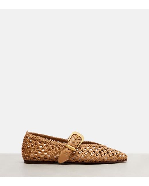 Zimmermann Brown Ballerinas Helix Aus Leder